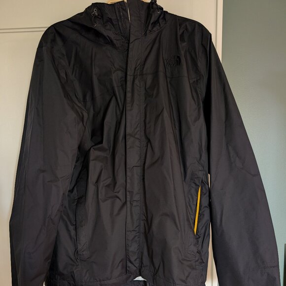 The North Face Men's Hooded Rain Jacket- Size L - Picture 1 of 6